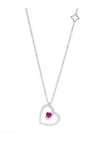 Collana Recarlo Donna Anniversary Love in Oro bianco Rubino 0.39 Ct P67CU001/RB - P67CU001/RB